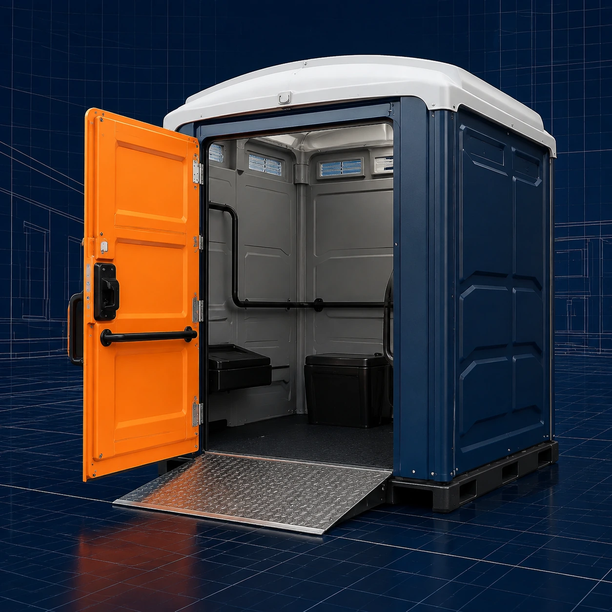 Portable restroom rental planning for Ewing Township, NJ